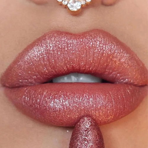 Batom Cintilante com Glitter, Hidratante e à Prova d'Água Use Nuvé