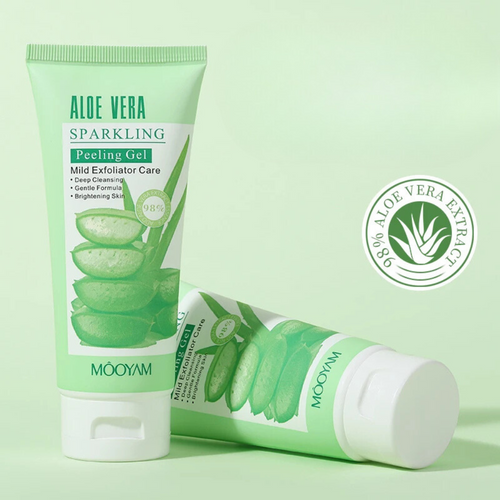 Gel de Aloe Vera Orgânico para Limpeza Profunda e Hidratação - 100ml