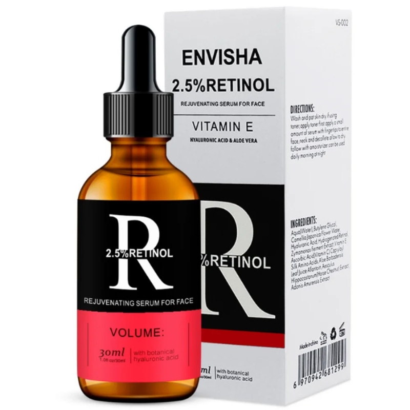 Sérum Facial de Retinol Orgânico com Vitamina C