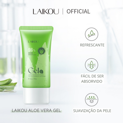 LAIKOU Aloe Vera Gel Facial com Ácido Hialurônico