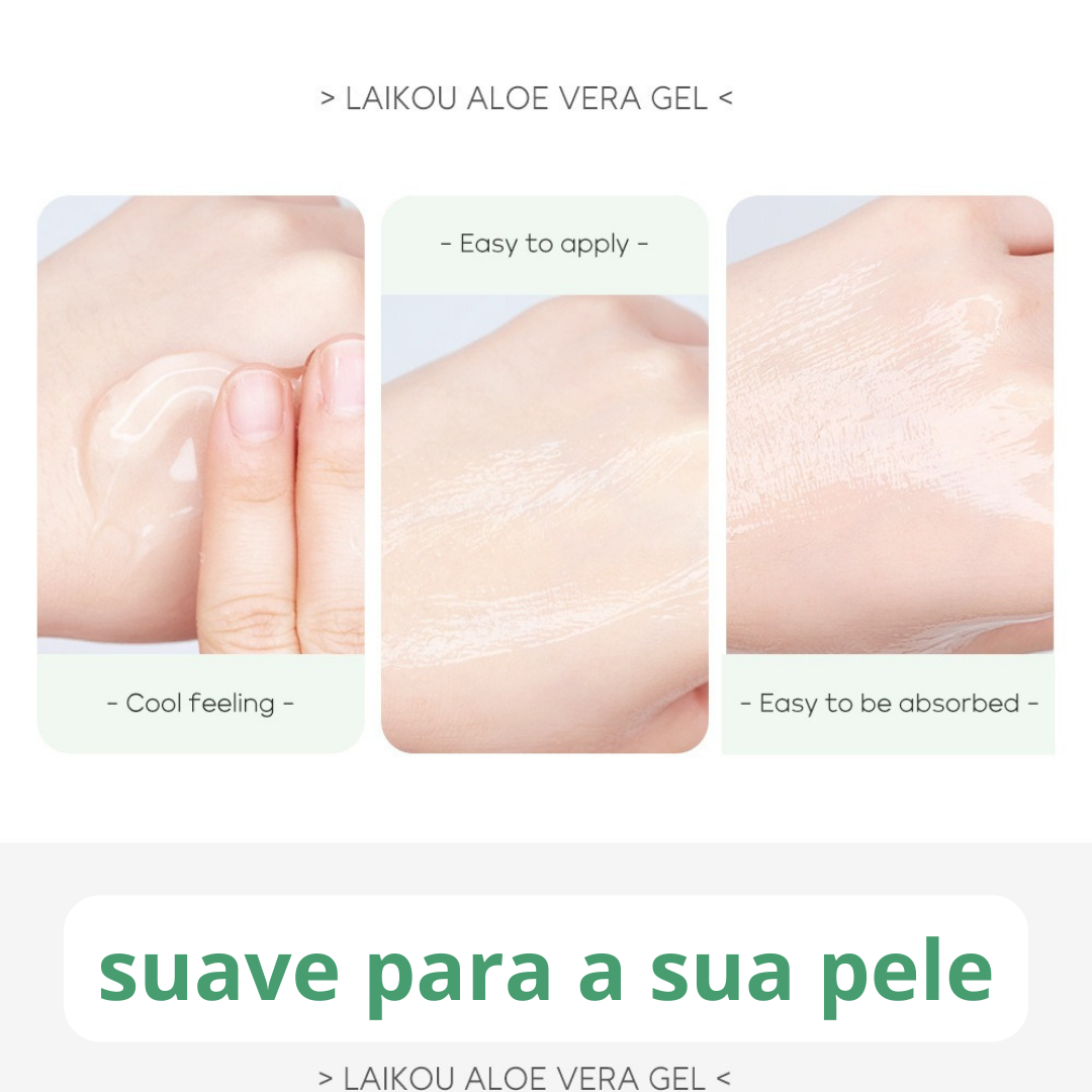 LAIKOU Aloe Vera Gel Facial com Ácido Hialurônico