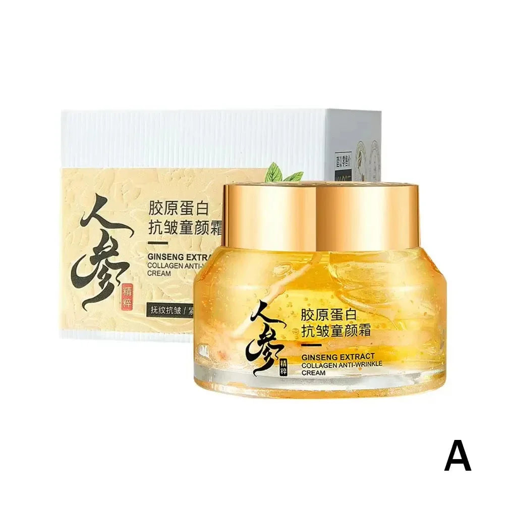 Creme Facial de Ginseng Dourado 24K – Hidratação e Rejuvenescimento Profundo