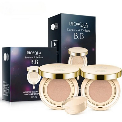 Base Cushion Clareadora BIOAQUA com Efeito BB Cream