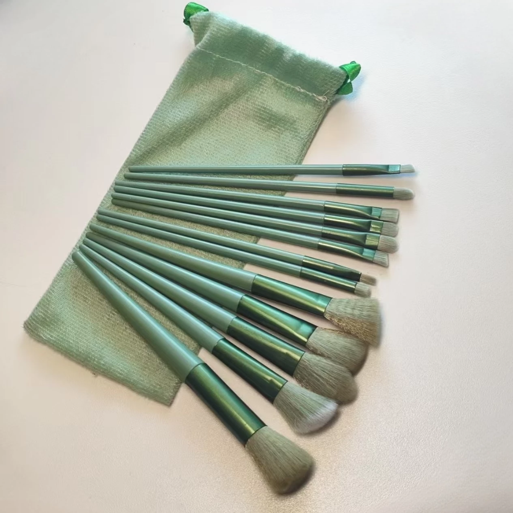Conjunto de 13 Pincéis de Maquiagem