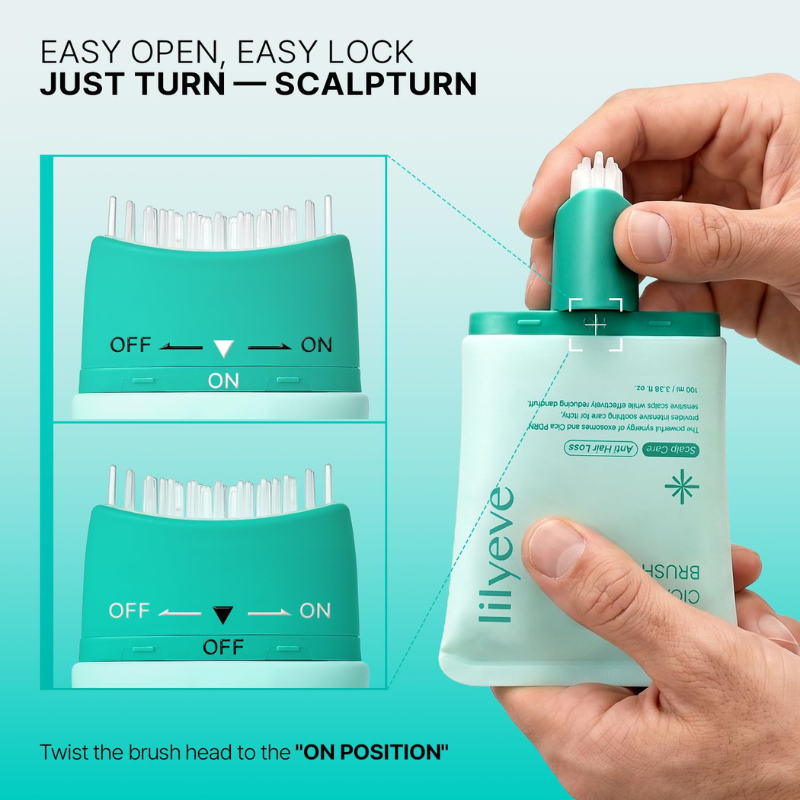 Lilyeve Scalp Turn CICA PDRN Brush Ampoule 100ml