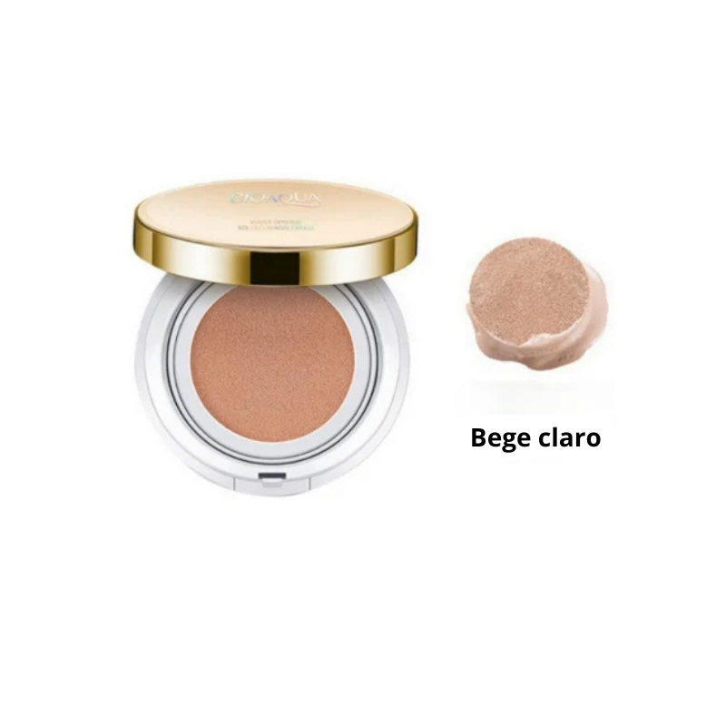Base Cushion Clareadora BIOAQUA com Efeito BB Cream