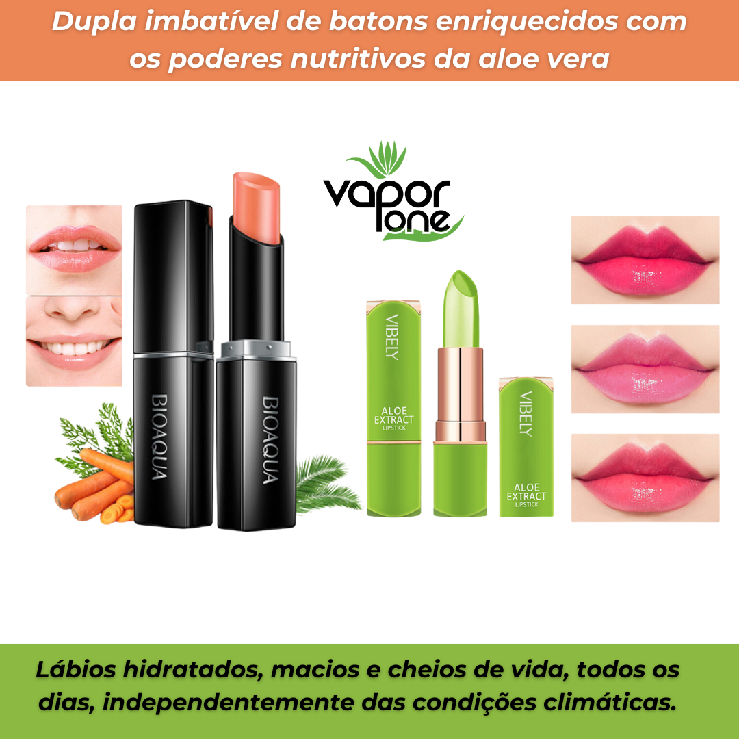 Kit Lábios Deslumbrantes – 2 Batons Use Nuvé