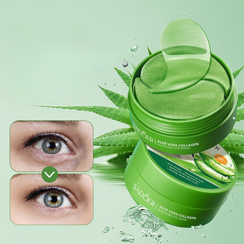 Máscara Hidratante de Aloe Vera para os Olhos
