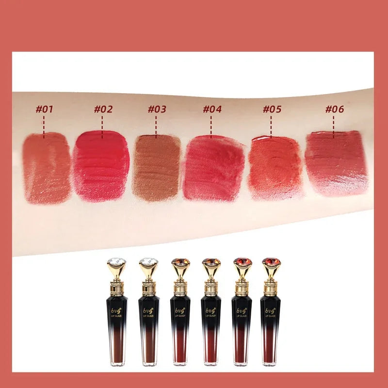 Lip Gloss Labial Diamante – Veludo Fosco de Longa Duração