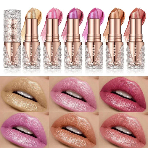 Batom One Gold Hidratante com Glitter
